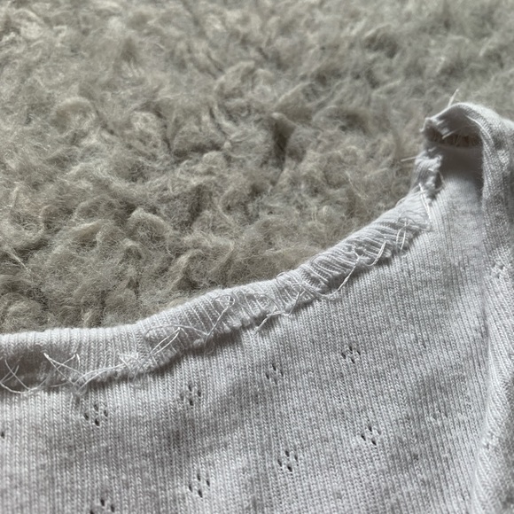 brandy melville jordan ruffle top ( altered ) - Picture 2 of 2